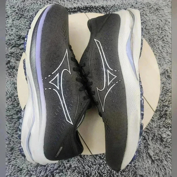 Mizuno Wave Rider 25 Running Shoes Sneakers Womens Size 9 Gray Purple - Picture 5 of 9